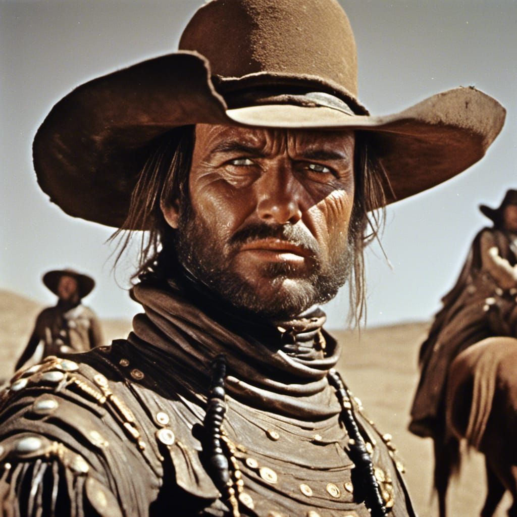Gothic Spaghetti Western Cowboy Face Off