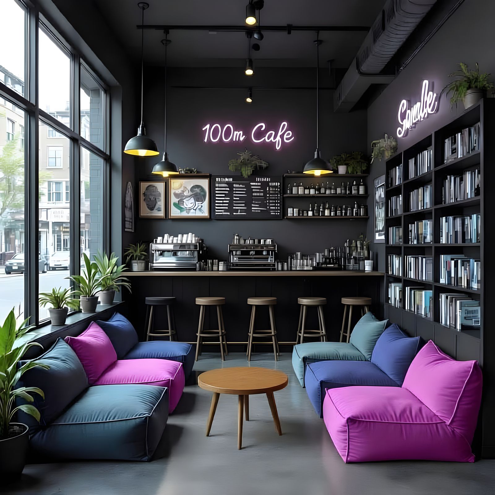 Unique Cafe Doubles as Tattoo Shop and Library