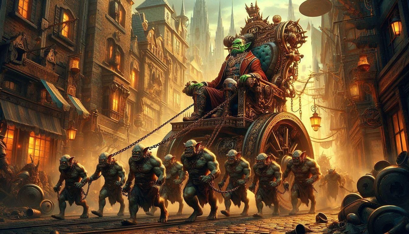 The Orc Aristocrat and his "Minions"