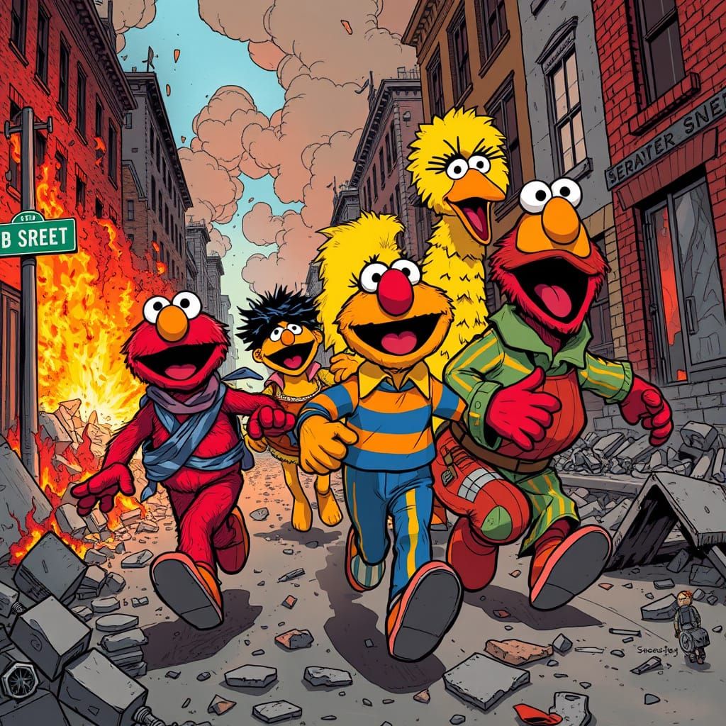 Israel Levels Sesame Street With Targeted Airstrikes