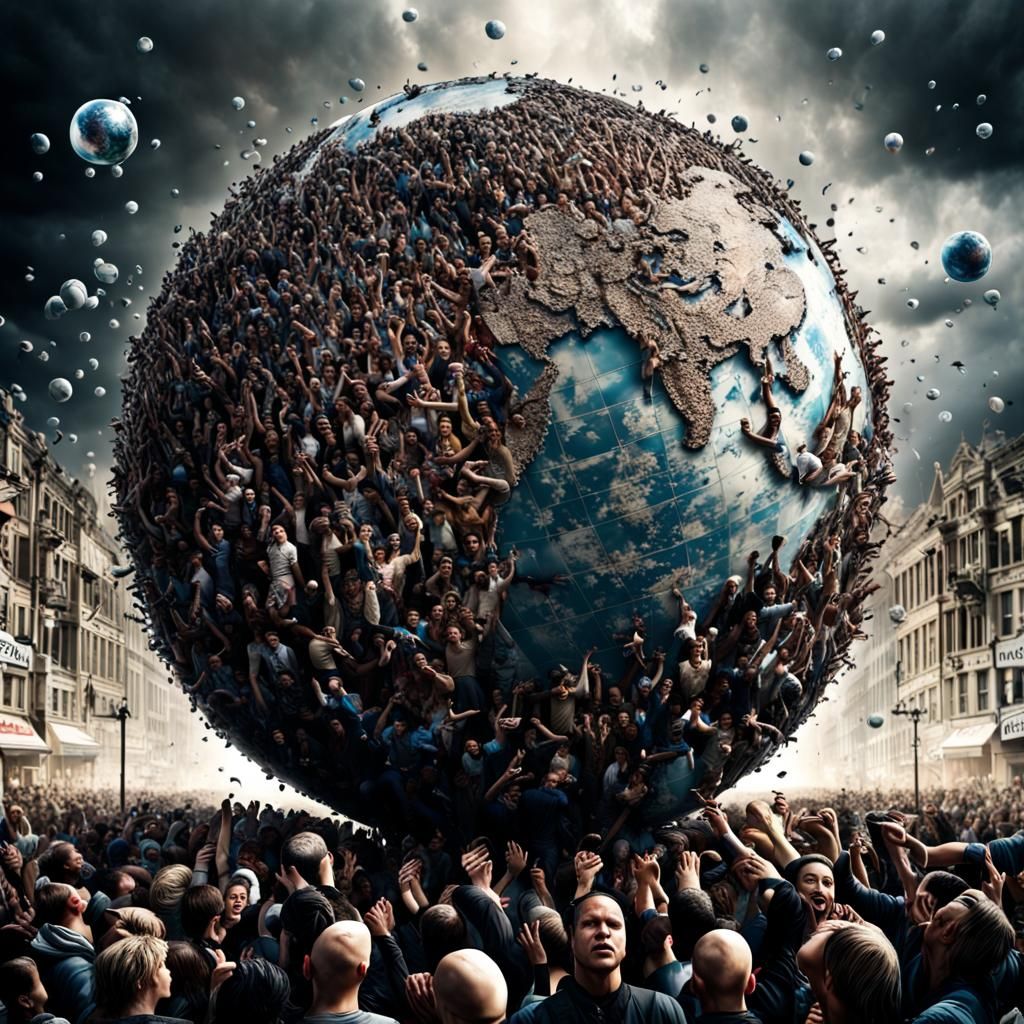 Emotional Internet Concept Art in Hyperrealistic Style