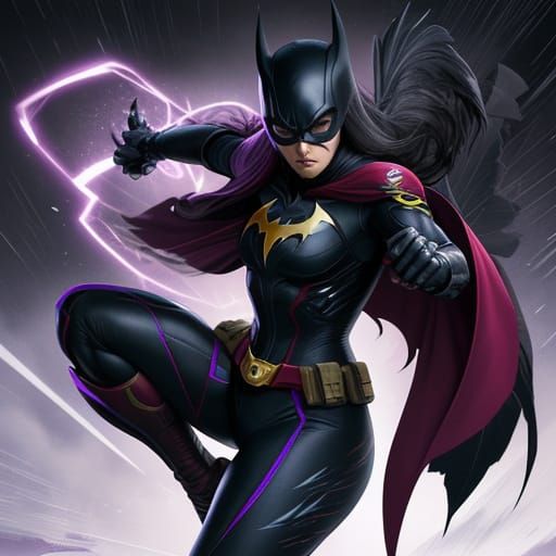 Violet Owl Assassin: Vigilante Poise and Telepathic Force