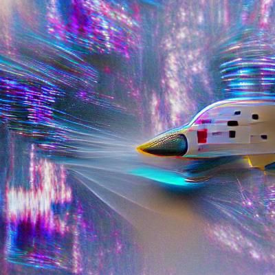 Spacecraft Breaks Light Barrier Speeding Through Space