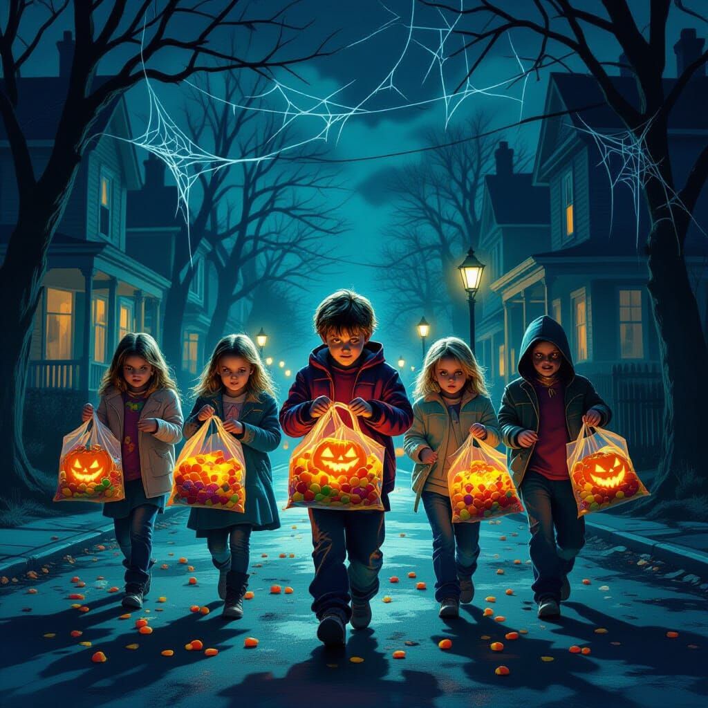 Children Corrupted by Cursed Halloween Candy