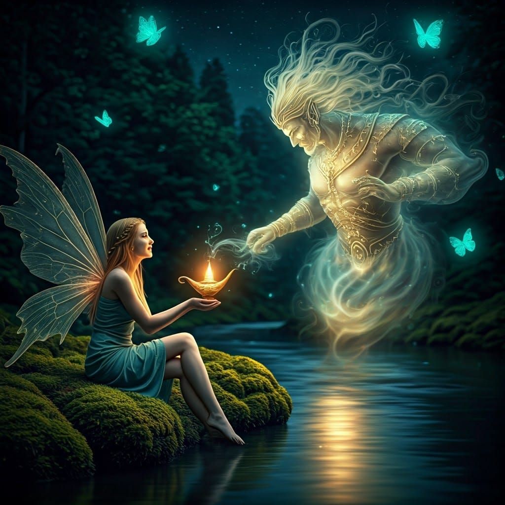 Fairy and Genie Encounter by Starry River