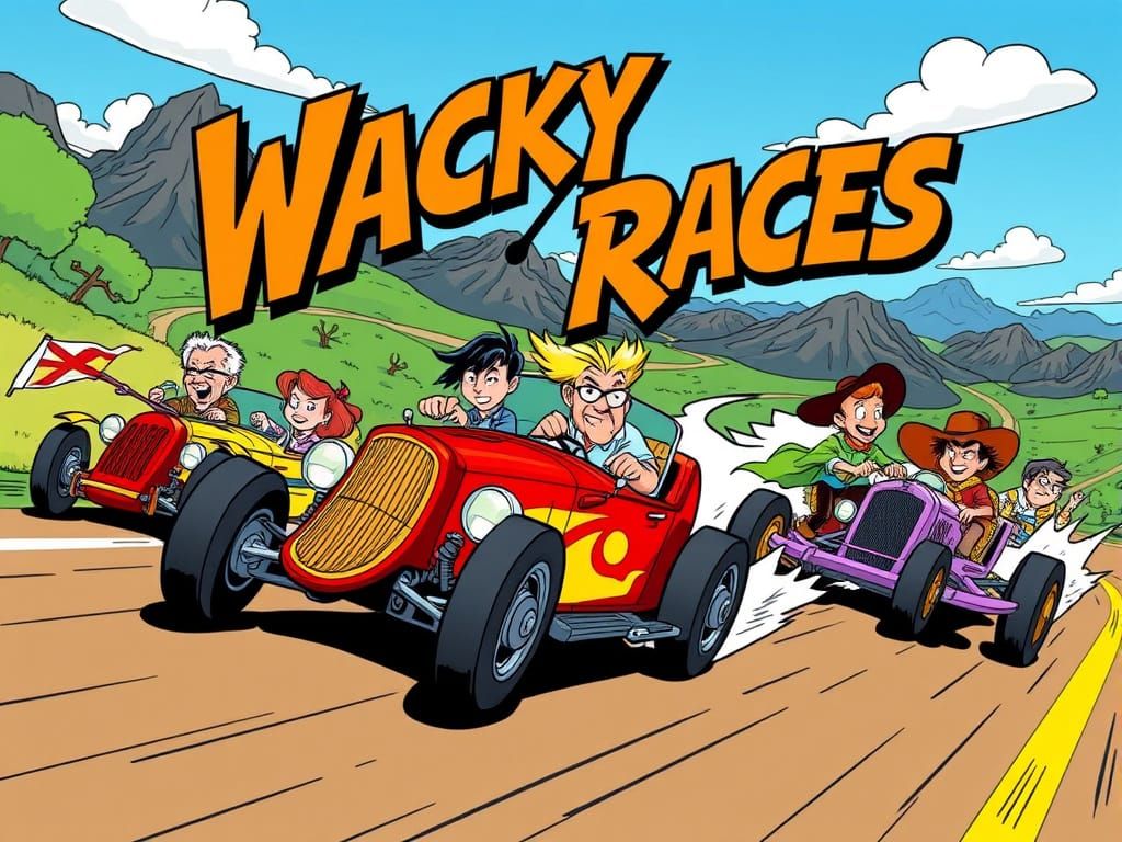 If they Rebooted 'Wacky Races'