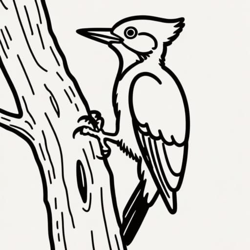 Pileated woodpecker