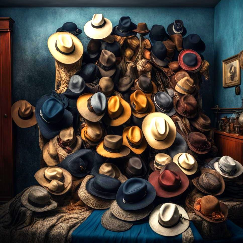 Hyperrealistic Hats with Intricate Details and Sharp Focus