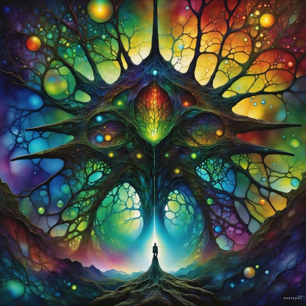 Cloaked Alien Spaceship in Cinematic Style