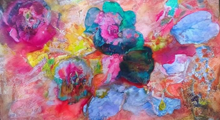 Maiden and Knight in Forest with Fluid Aesthetic