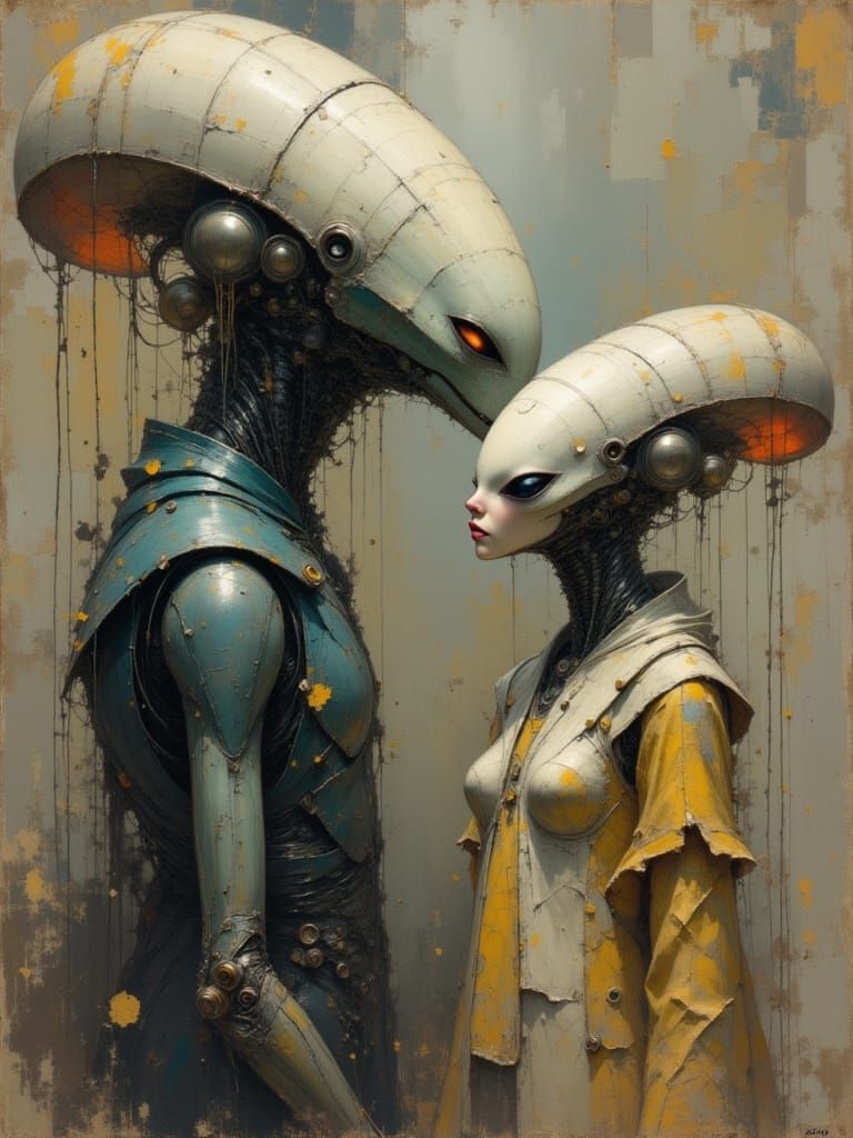 Human Observed by Aliens, Recognizing Origin