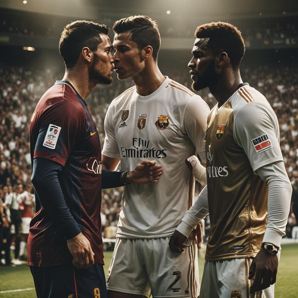 Cinematic Moment of Intense Passion and Friendship