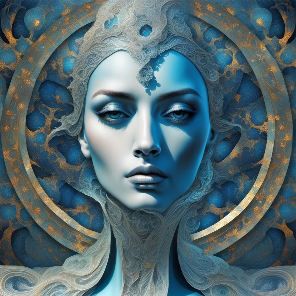 Holographic Modern Ultrasound Art: Reflections of Divinity