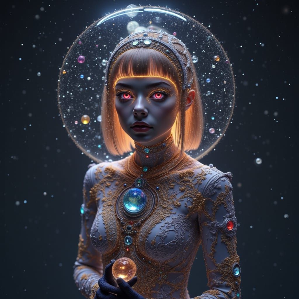 Astro Portrait with Subglacial Elements