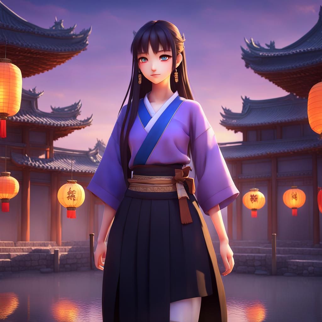 Moe Anime Girl in Ancient China Style