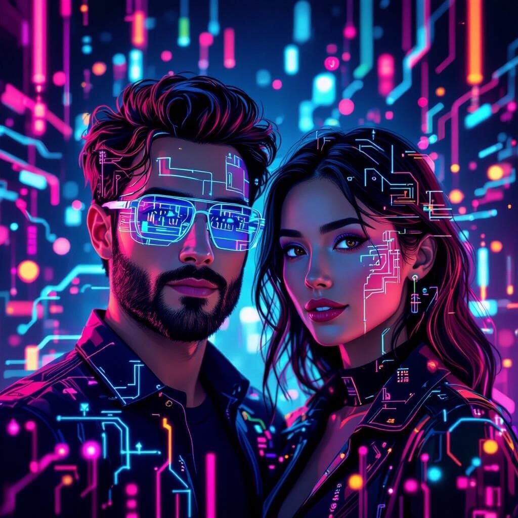 AI Hustle: Digital Art of Data-Illuminated Recruiters