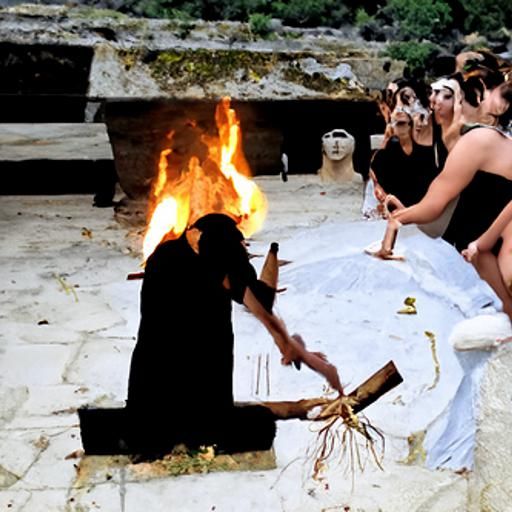 Ancient Greek Mystery Cult Ritual Ceremony