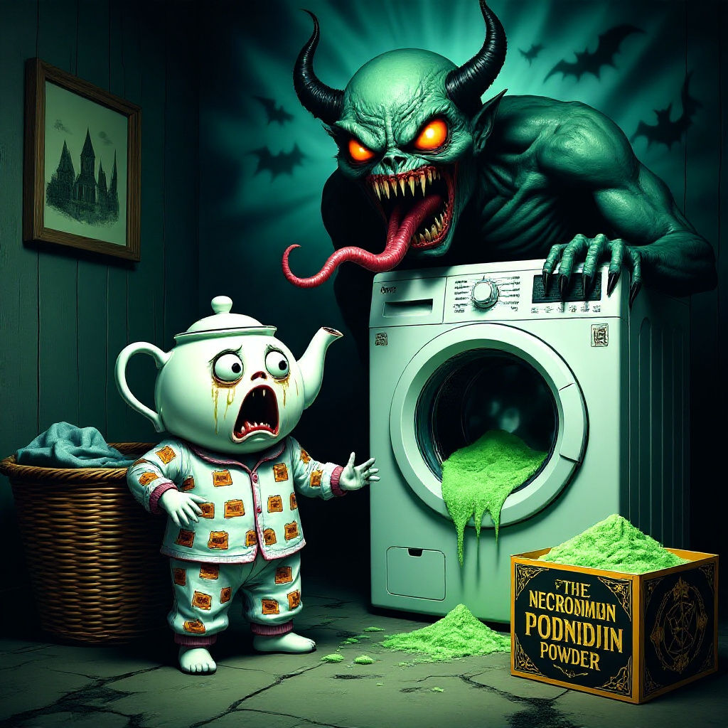 Terrified Teapot and Demonic Washing Machine