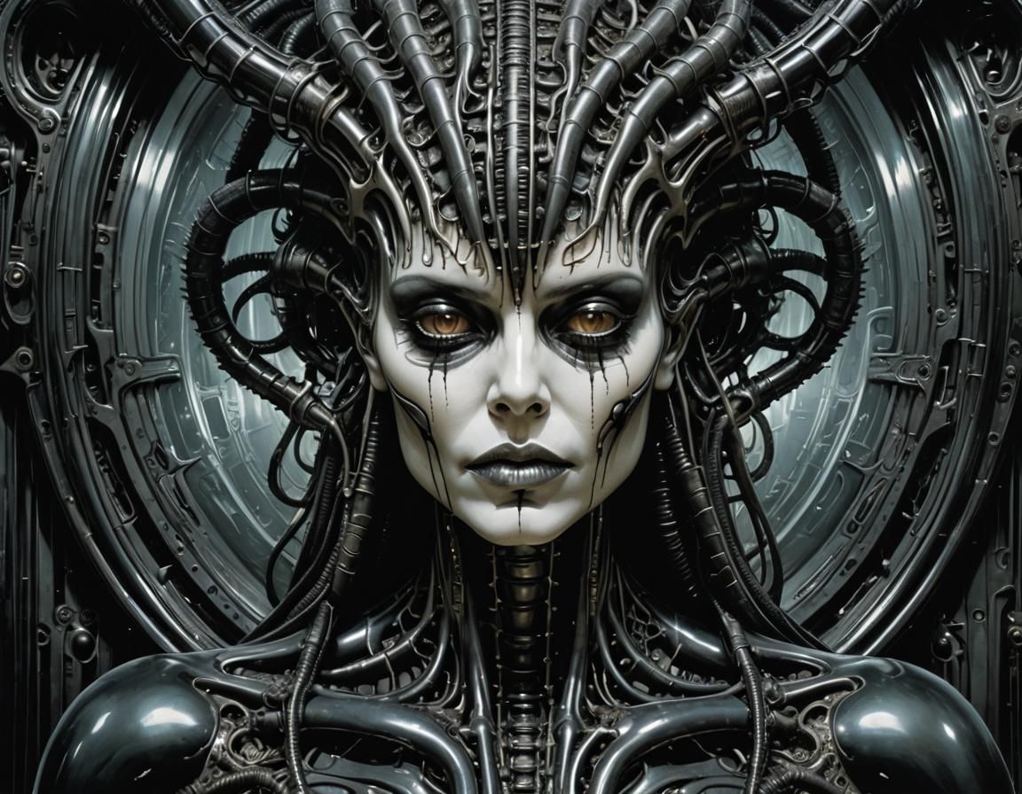 Surreal Digital Glitch Art Composition