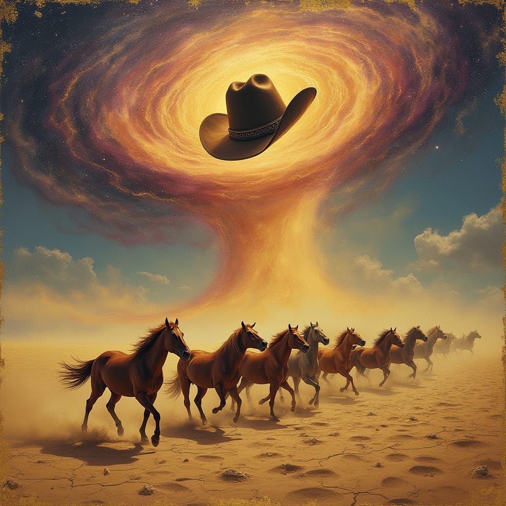 Sovereign Mind Cowboy Hat in Cracked Desert