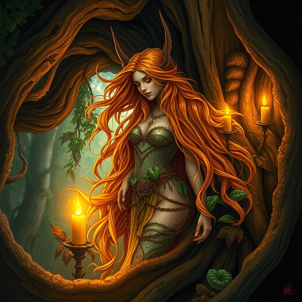 Ginger dryad