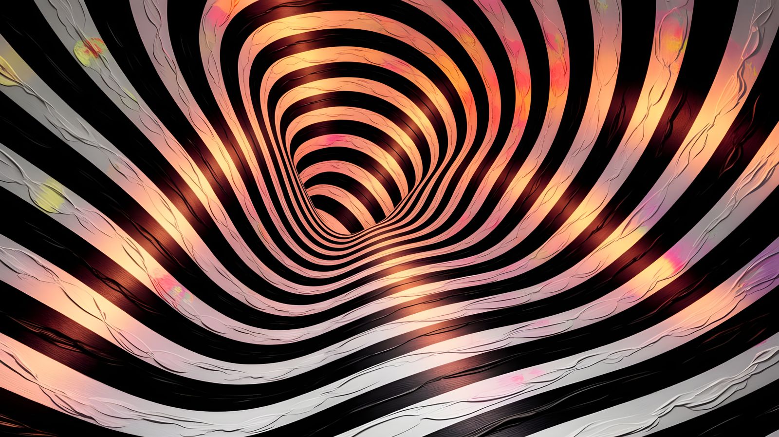 Mesmerizing Neo-Impressionist Optical Illusion Painting