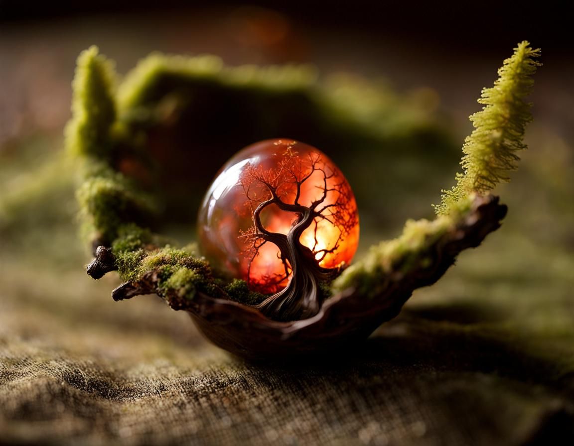 Surreal Abstract Landscape with Organic Forms