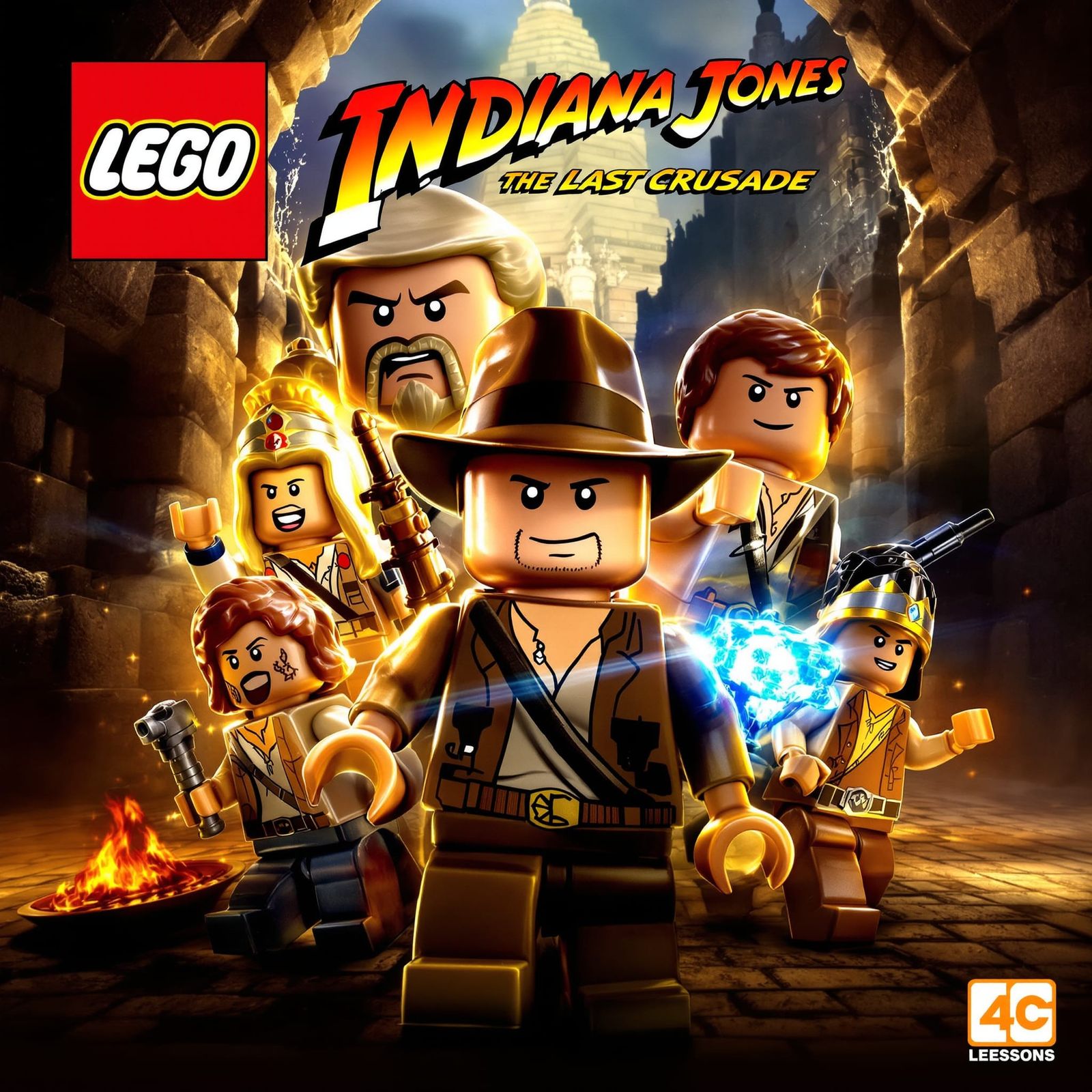 Lego Indiana Jones Last Crusade Poster
