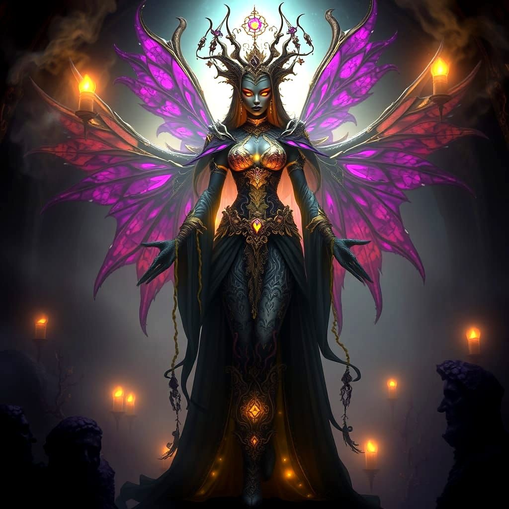 Voodoo Priestess of Ancient Gods, Dark Fantasy Concept Art
