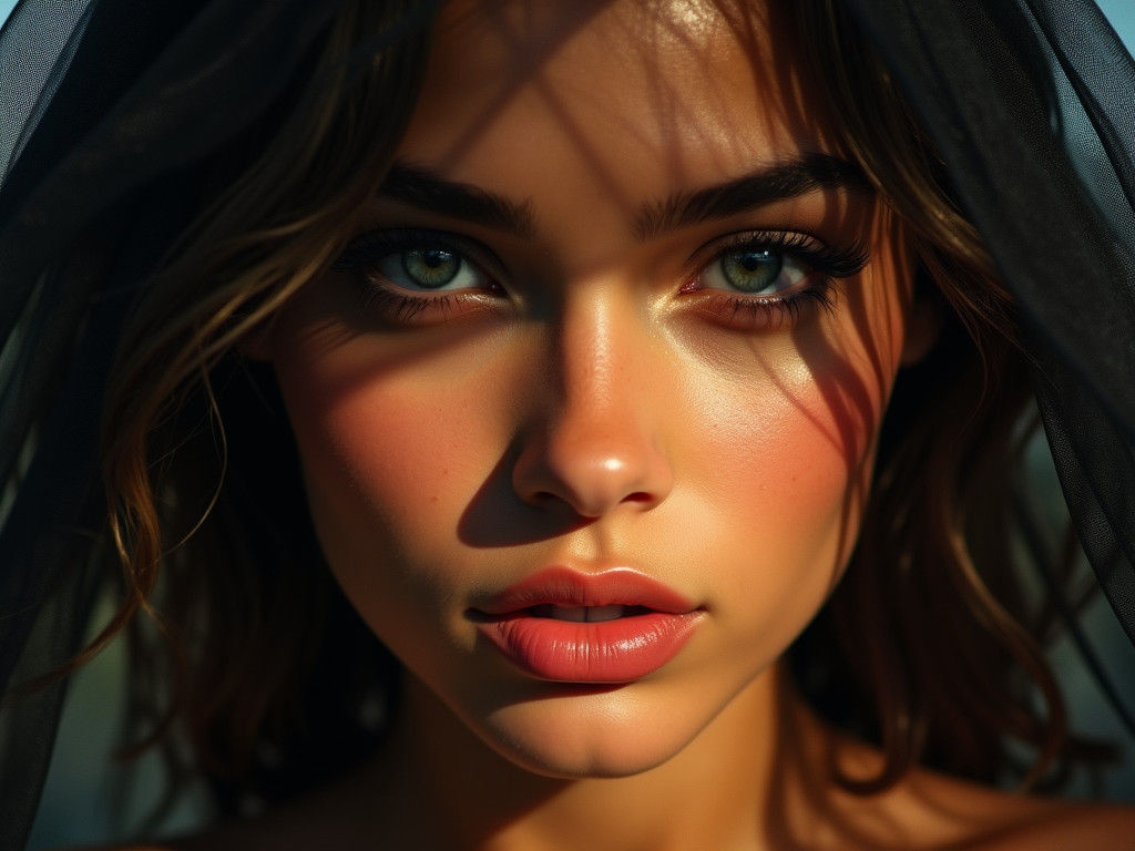 Italian Woman Portrait in Old Masters Style