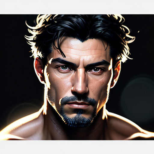 Hyperrealistic Italian Portrait in Triadic Colors