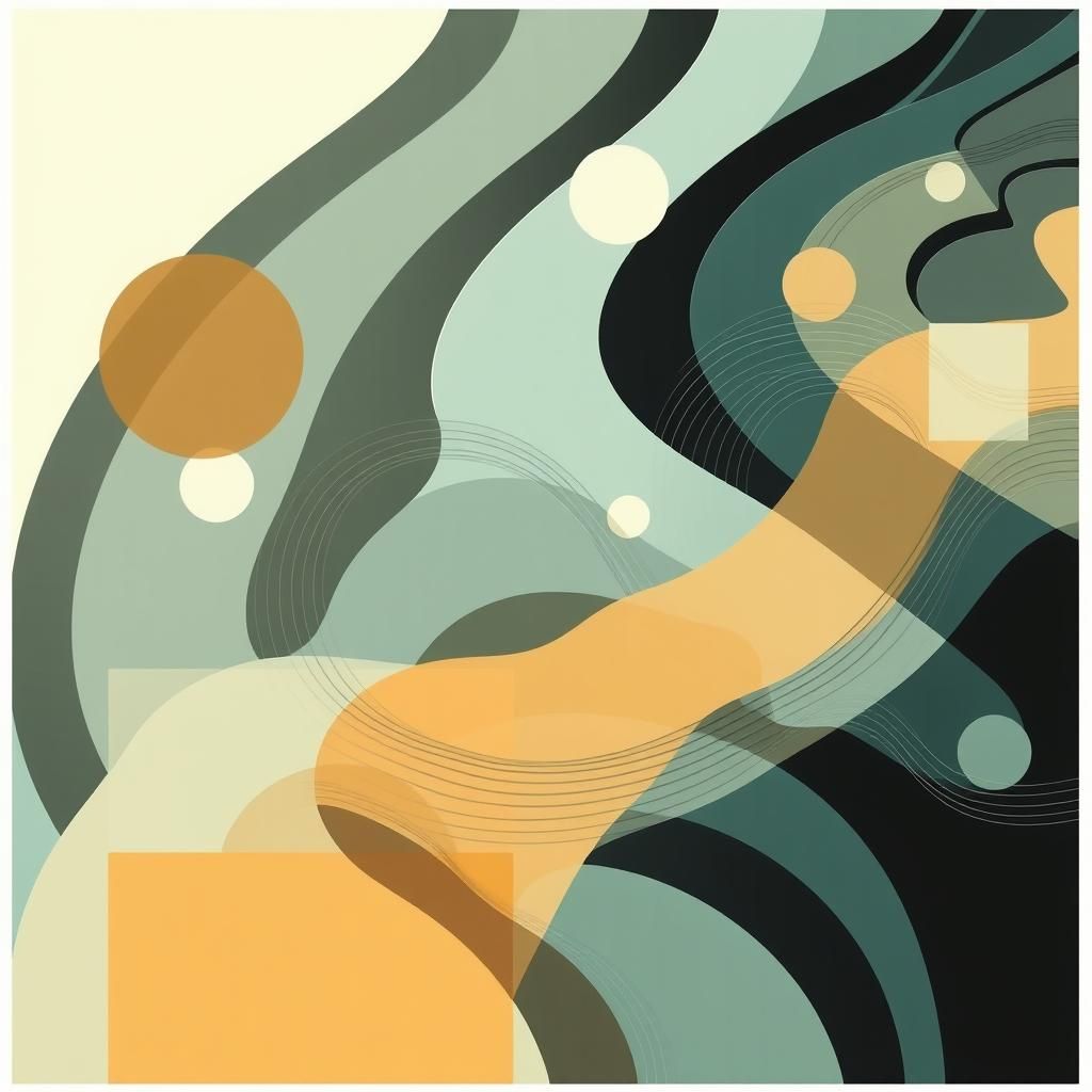 Abstract Graphic Score: The Flow of Time