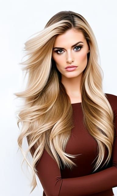 Intense Portrait of a Young Woman