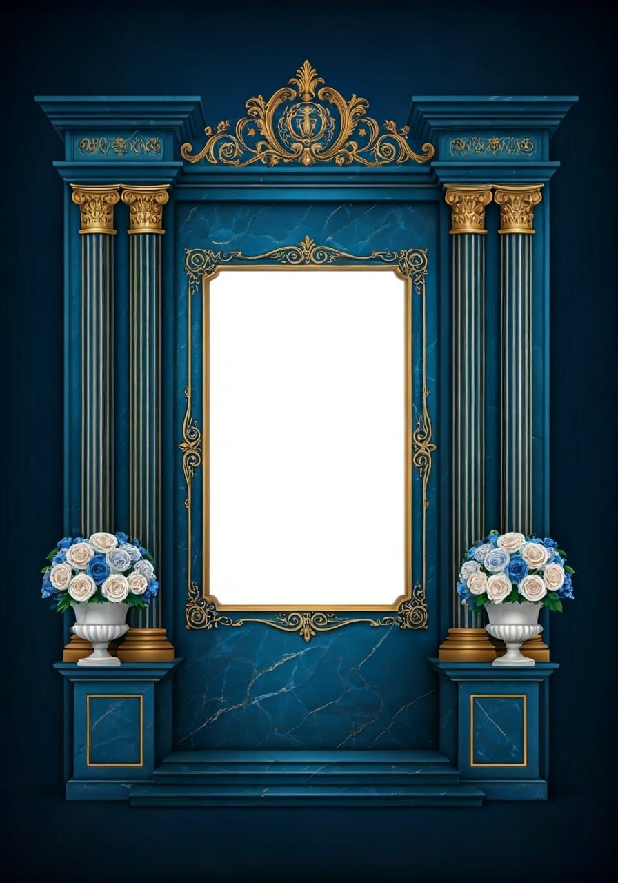 Luxurious Hasidic Title Page with Marble and Gold