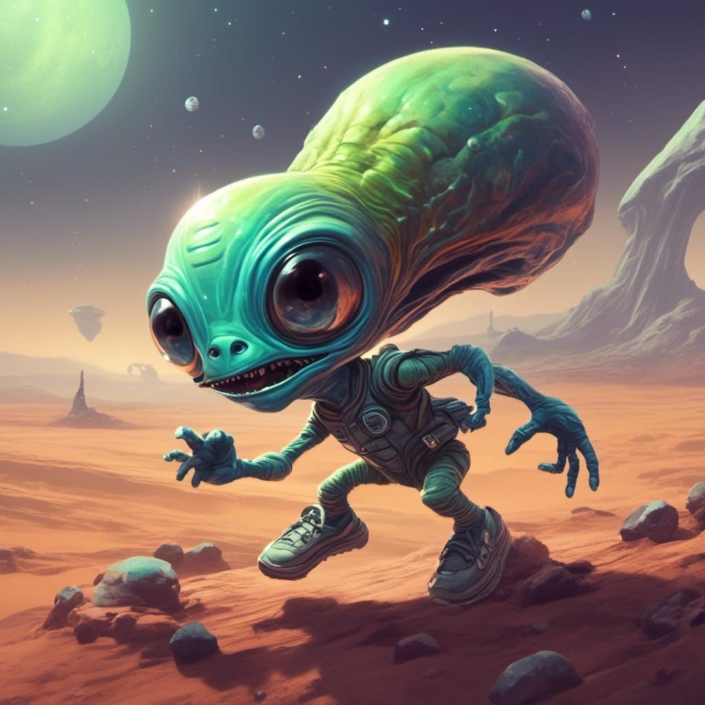 Sweet Alien Having a Bad Day