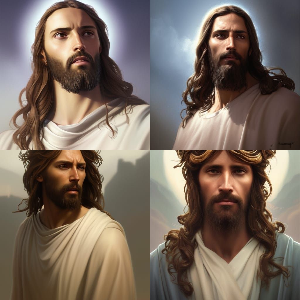 Jesus and People: Hyperdetailed Portrait in Unreal Engine