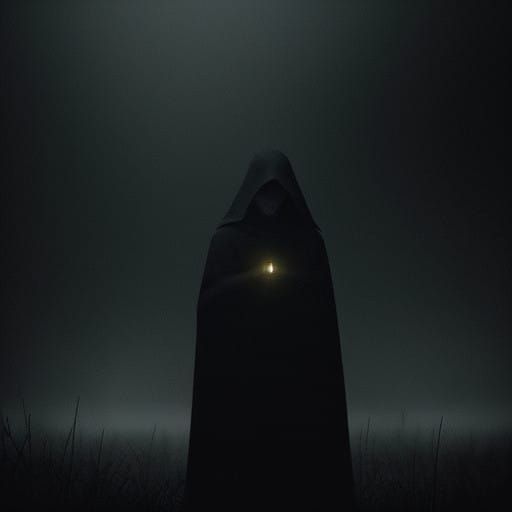 Ethereal Dark Silhouettes in Cinematic Dreamscape