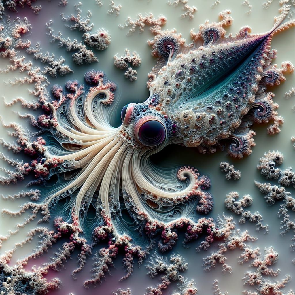 Fractal Squid Born from Chaos