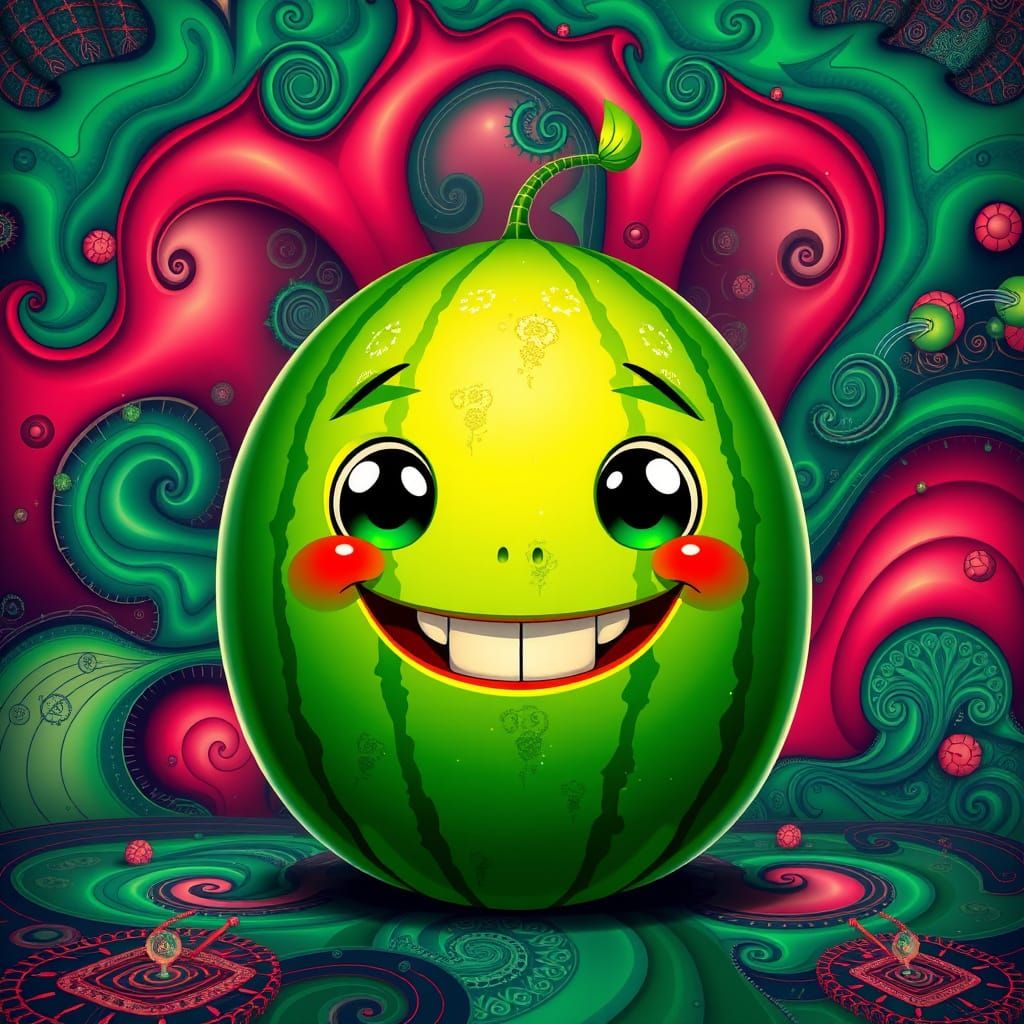 Trippy melon