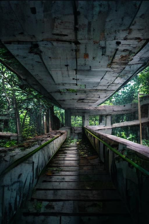 abandoned walkway