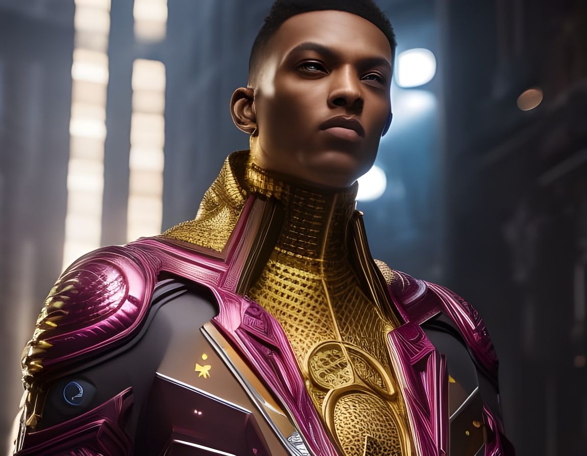 Marvel's Klyntar Symbiotes in Cyberpunk Style