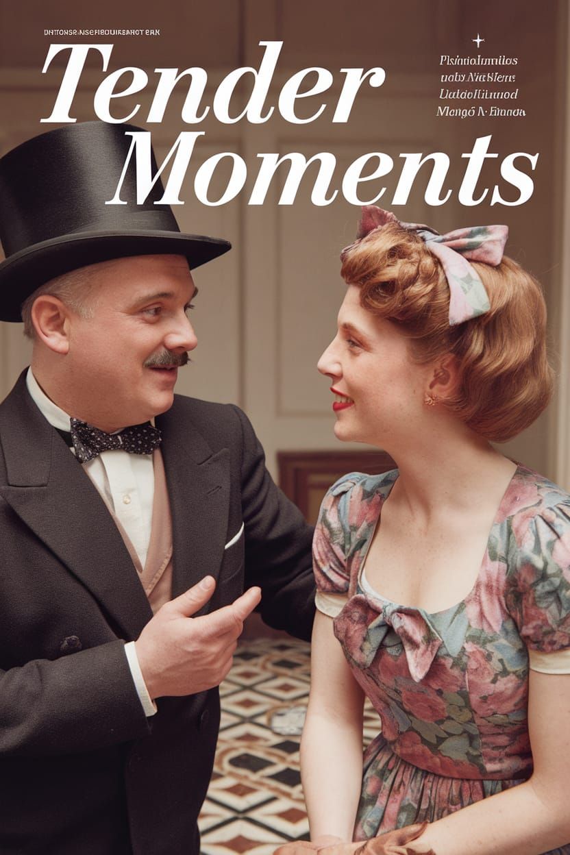 Vintage Magazine Cover: Tender Moments in Victorian Style
