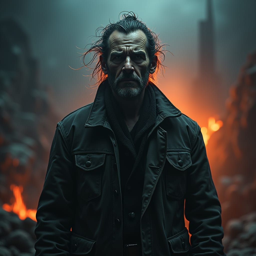 Intense Woyzeck in Haunting Matte Painting