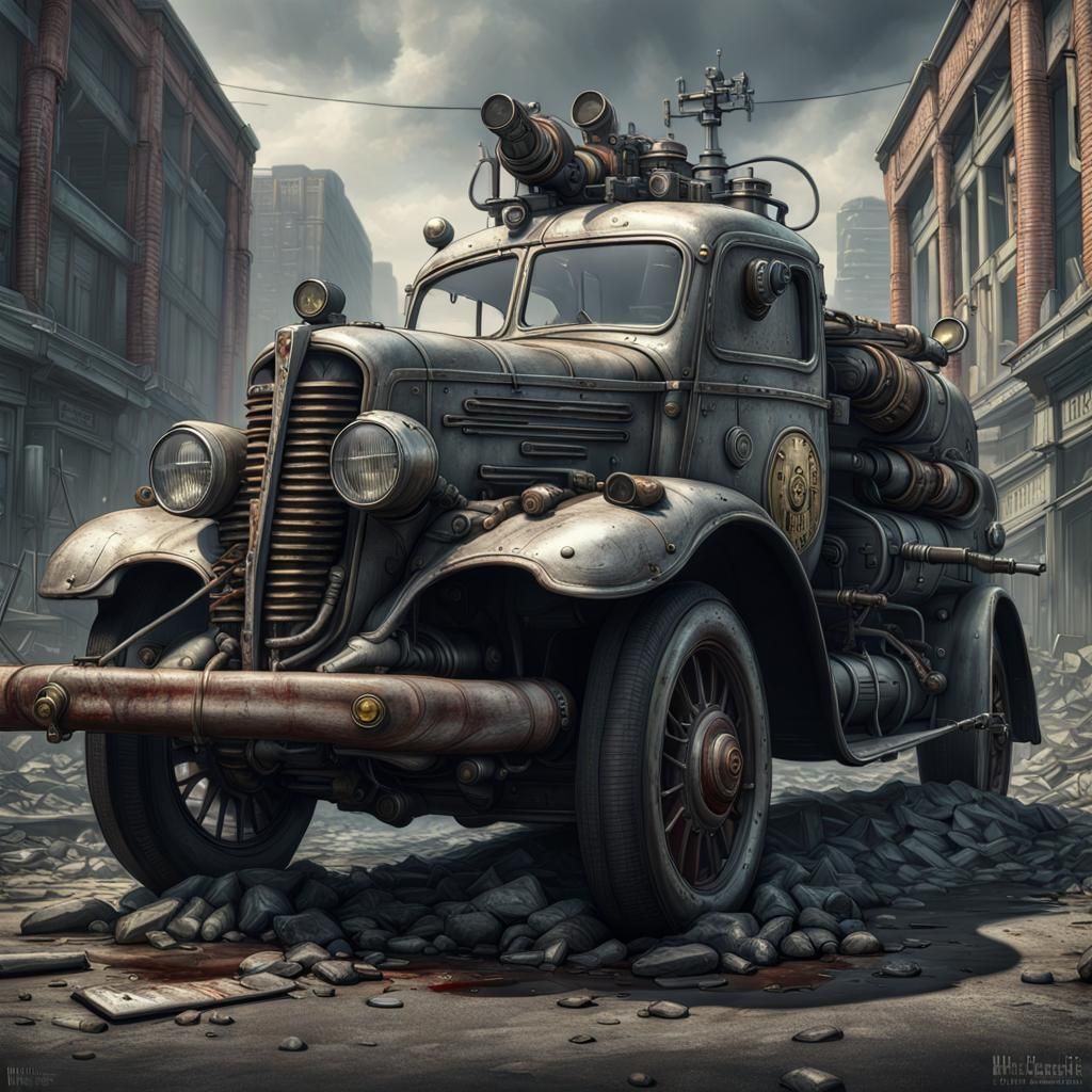 Dieselpunk Car