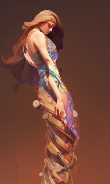 Surreal Spiral Staircase Concept Art