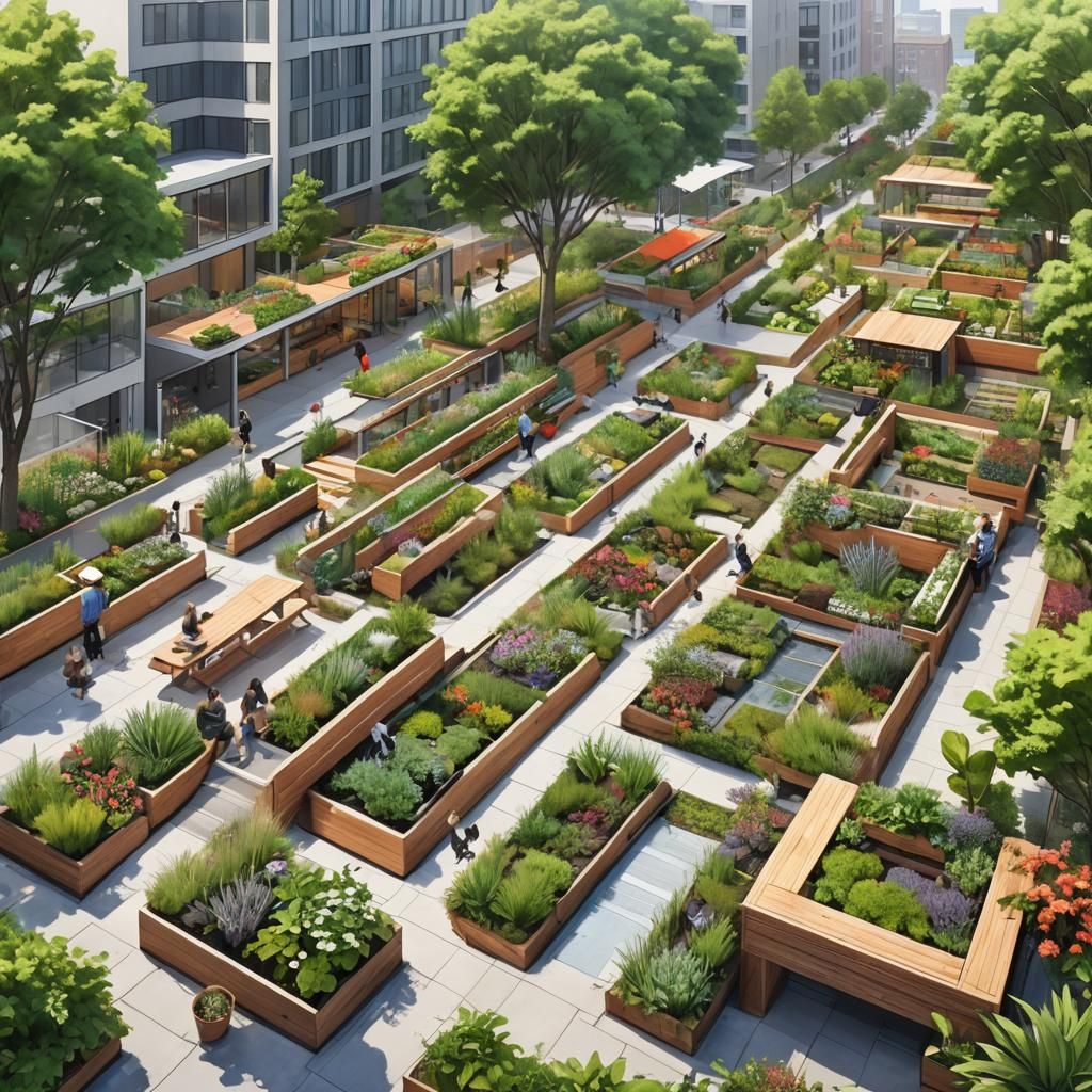 Lush Modern City Oasis Blooms with Sustainable Living