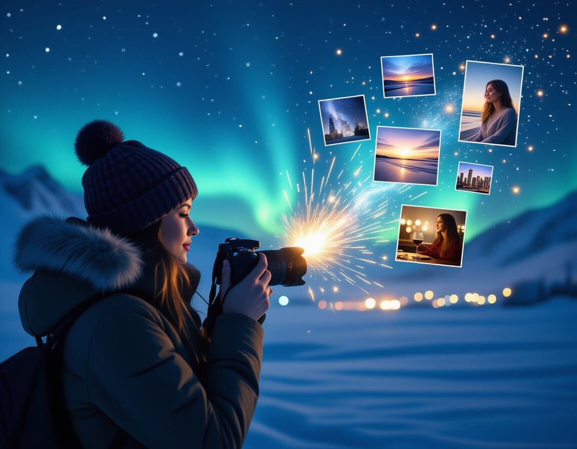 Photographer Captures Northern Lights as Hyperrealistic Art