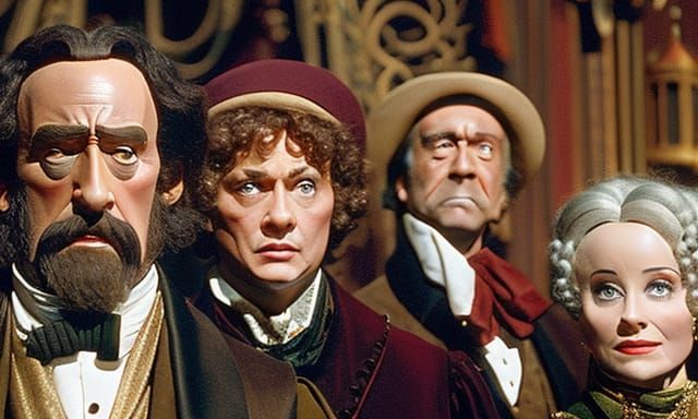 A Christmas Carol: Ghosts in Cel-Shaded Digital Art