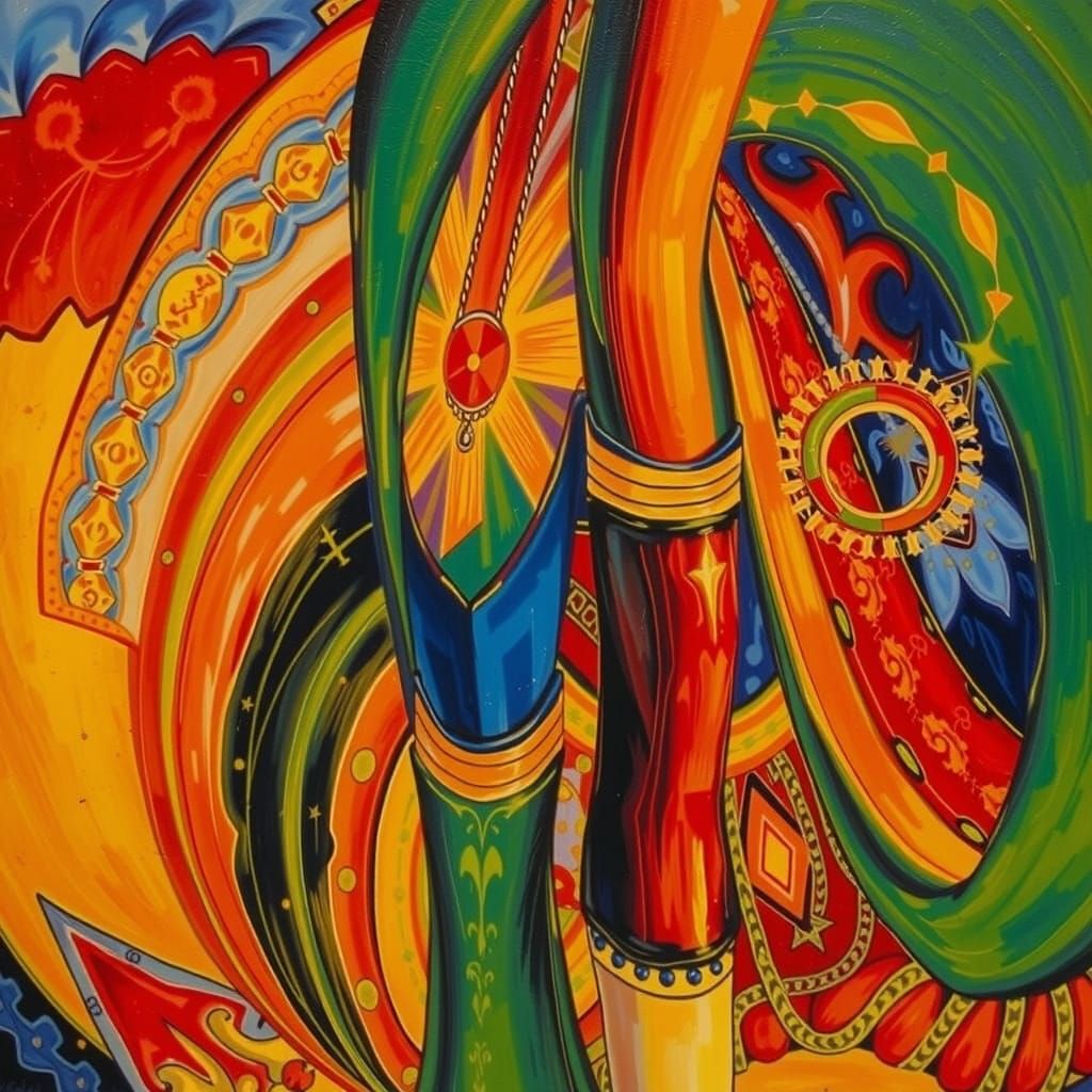 Allegorical Painting of Beauty and Truth