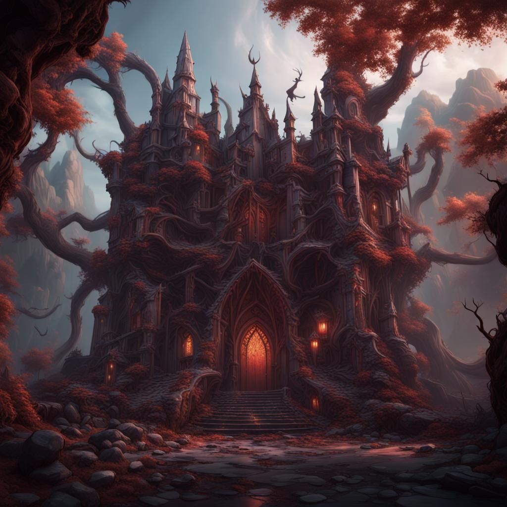 Detailed Succubus Fantasy Concept Art